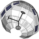 Illustration for article titled A spiky spherical robot that will roll, tumble, and bounce its away across Phobos